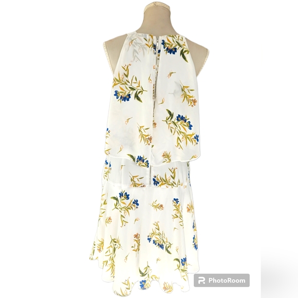 Cue | White Floral Dress | Size 10 - Picture 7 of 8